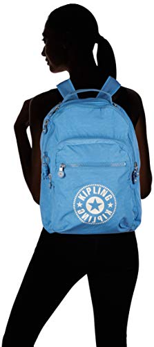 Kipling CLAS SEOUL Mochila escolar, 45 cm, 25 liters, Azul (Dynamic Blue)