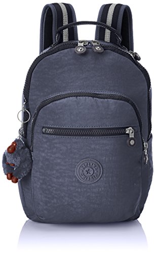Kipling SEOUL GO Mochila escolar, 44 cm, 20 liters, Azul (True Jeans)