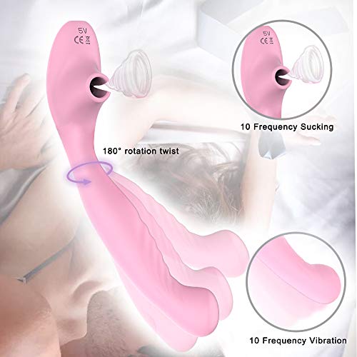 Kissplay Vîbrādőr Mújęr de Sîlîcộñạ, Sụččîôņådør de Clítøríș Vībrǎdør Lěņgüå Estīmülår Clitọrîǎnô Mạsạjeạdor para Mujeręs y Paręjas Grånděs USB Recargable, Black