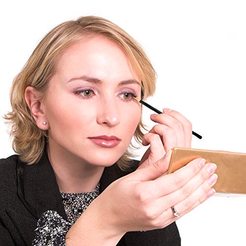 Kit de aplicadores de maquillaje desechables de 100 piezas, varitas de rímel + aplicadores de lápiz labial + pinceles de delineador de ojos, kit de herramientas de pinceles de maquillaje de 4 estilos