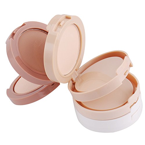 Kit de maquillaje de 5 colores, contorneador e iluminador, polvos compactos