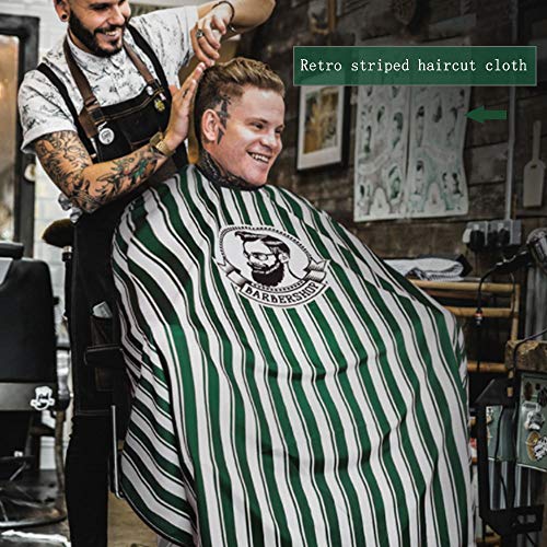 Kit de peluquería profesional a prueba de agua, material liviano a prueba de rasgaduras, duradero, fácil de limpiar, adecuado para ropa de peluquería para el hogar y el salón de belleza (verde)