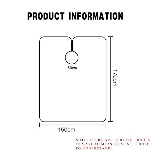 Kit de peluquería profesional a prueba de agua, material liviano a prueba de rasgaduras, duradero, fácil de limpiar, adecuado para ropa de peluquería para el hogar y el salón de belleza (verde)