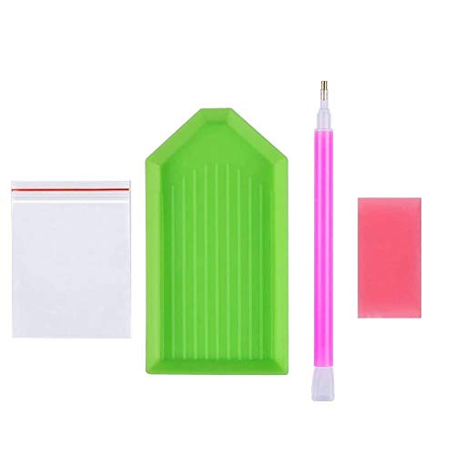 Kit de pintura de diamante 5D para adultos, con perforaciones completas, diamantes de imitación, para decoración de la pared del hogar - B Mickey Minnie