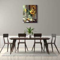 Kit de pintura por número, 16x20 Inch DIY Pintura al óleo Kit con Pinceles y Pinturas, Pintura al óleo de la Lona Adultos y Principiante del Dibuj, for Mayores Avanzada Niños Joven, alces de colores