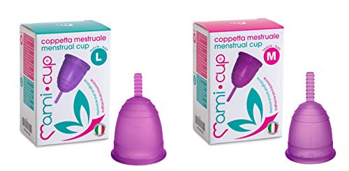Kit Mamicup® M+L copa menstrual (Lila)