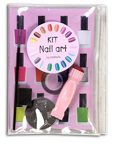 Kit Nail art (Livre et pochette PVC)