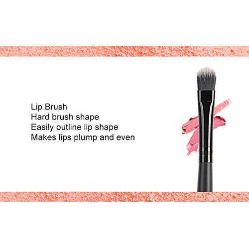 Kit profesional de pinceles cosméticos de 7 piezas, pinceles de maquillaje premium con bolsa de cosméticos portátil, pinceles correctores en polvo de base, para ojos faciales