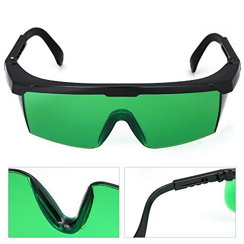 KKmoon Blue Violet Gafas de Protección láser Gafas Protectoras Contra Láser Lentes de Protección Ocular Gafas Protectoras para uso Industrial
