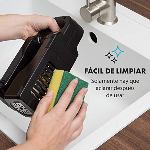 Klarstein Quickstick Free Sous Vide Stick Black Edition - Cocina al vacío, Bomba de cocción, Temperatura 0-95 °C, 800 W de potencia, Display LCD táctil, Safety First Technology, Seguridad IPX7, Negro