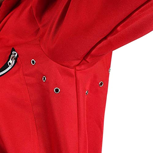 KLCH Unisex Adulto Cosplay Disfraz para La Casa De Papel con Dali máscara (Temporada 3), Dali Partido Mono Jumpsuit para Navidad Carnaval Halloween (175-180cm)