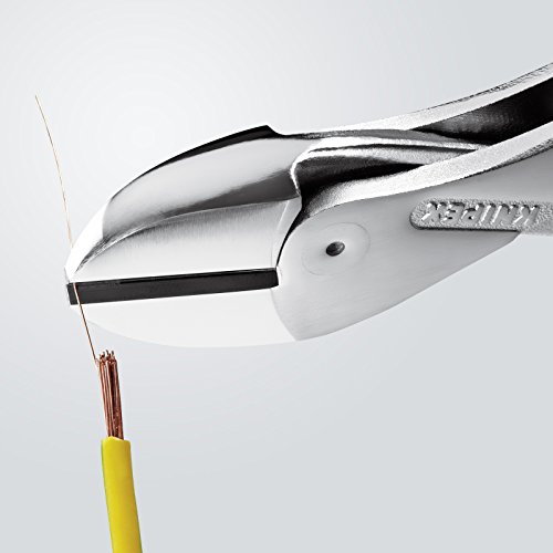 KNIPEX 73 05 160 X-Cut, alicates de corte diagonal compactos de gran multiplicación, cromados, 160 mm