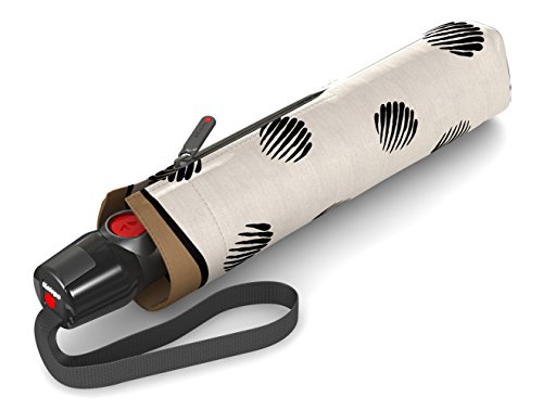 Knirps T.200 Medium Duomatic Comet Creme UV protection Paraguas clásico, 94 cm, Beige (Creme)