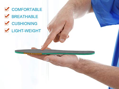 Knixmax 2 Pares Plantillas de Espuma Confortables para Niñas y Niños, Plantillas de Reemplazo, uso Diario y Deportivas, Transpirables Ligeras, 28-35 EU, K-33 Beige