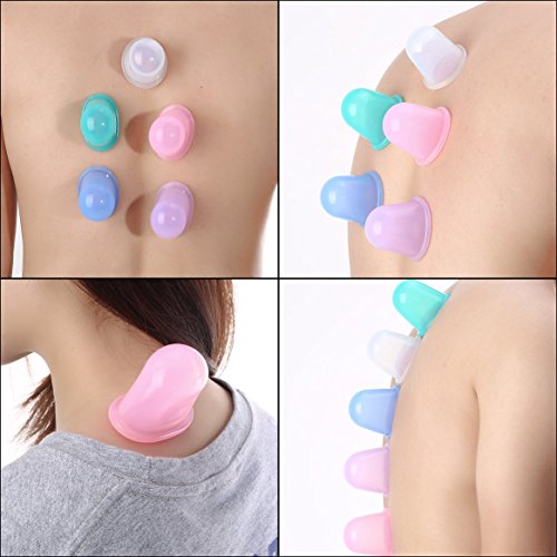 Kongqiabona-UK Cuidado de la Salud Duradero masajeador de vacío de Cuerpo Completo Copa de Silicona anticelulítico Reduce el estrés de Fatiga Familiar