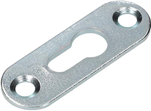 KOTARBAU - Herraje de cabeza lenticular (42 x 14 mm, galvanizado, 100 unidades)