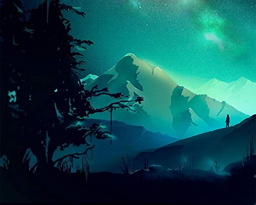 Kpoiuy 1000 Piezas De Rompecabezas De Madera para NiñOs Adultos MontañAs Noche Aurora Boreal Paisaje Arte Intelectual Juego De Rompecabezas Juguetes Regalo para La DecoracióN De La Pared del Hogar