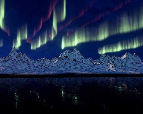 Kpoiuy Rompecabezas De Madera 1000 Piezas MontañAs Aurora DIY Rompecabezas De Madera Moderno Estilo De DecoracióN del Hogar