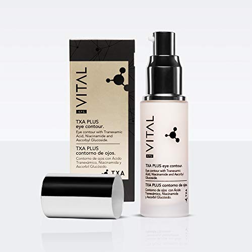 KPSVITAL TXA PLUS Contorno de Ojos Despigmentante | Antimanchas | Antiedad | Reduce ojeras e Hinchazón | Iluminador | Hidratante, 30 ml