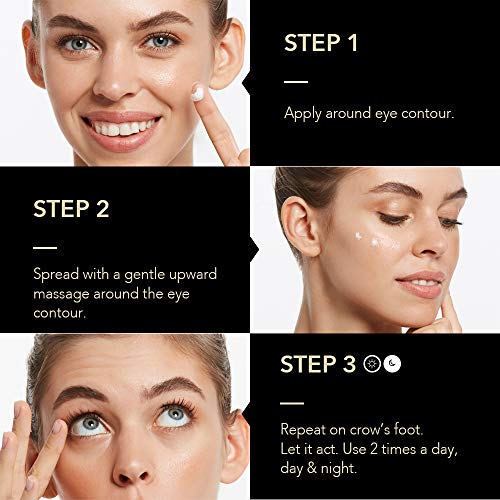 KPSVITAL TXA PLUS Contorno de Ojos Despigmentante | Antimanchas | Antiedad | Reduce ojeras e Hinchazón | Iluminador | Hidratante, 30 ml