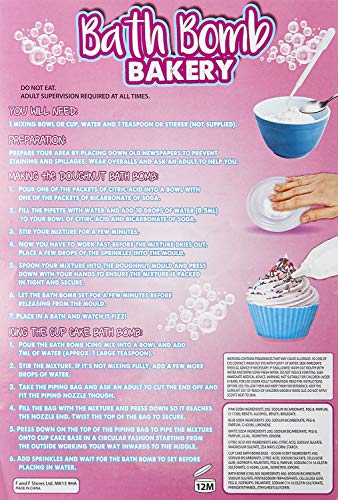 KreativeKraft Set de Bombas de Baño para Niños, CREA Tus Propias Bombas Baño Efervescentes, Incluye Moldes para Hacer Bombas, Juguetes Creativos Manualidades, Regalo para Niñas y Adolescentes
