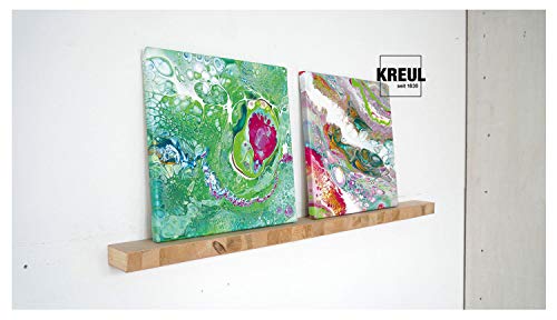 Kreul 87220 Solo Goya - Aceite de silicona para fijación de células pronunciadas en pouring, cristal con cuentagotas (20 ml)