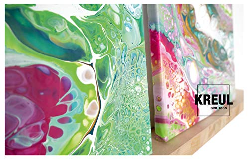 Kreul 87220 Solo Goya - Aceite de silicona para fijación de células pronunciadas en pouring, cristal con cuentagotas (20 ml)