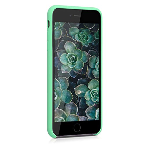 kwmobile Funda Compatible con Apple iPhone 6 Plus / 6S Plus - Carcasa de TPU para móvil - Cover Trasero en Verde Menta