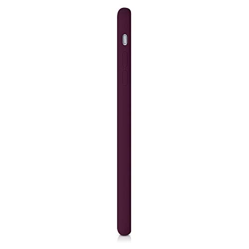 kwmobile Funda Compatible con Apple iPhone 6 Plus / 6S Plus - Carcasa de TPU para móvil - Cover Trasero en Violeta Burdeos