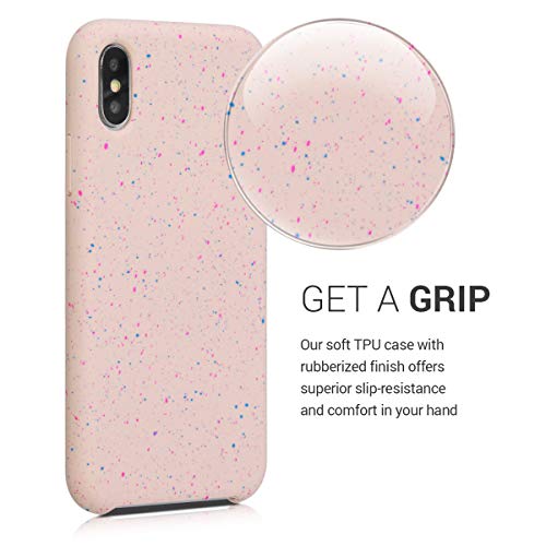 kwmobile Funda Compatible con Apple iPhone X - Carcasa de Silicona para cámara - Case con Salpicaduras