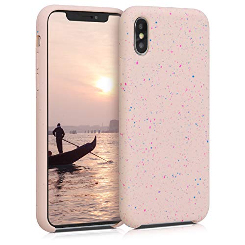 kwmobile Funda Compatible con Apple iPhone X - Carcasa de Silicona para cámara - Case con Salpicaduras