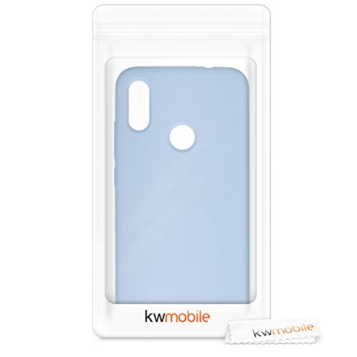 kwmobile Funda Compatible con Xiaomi Redmi Note 7 / Note 7 Pro - Carcasa de TPU para móvil - Cover Trasero en Azul Claro Mate