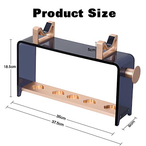 Kyrio - Soporte para rizadores de pelo para Dyson Airwrap Styler rizadores de barriles de pelo, soporte para encimera, soporte de almacenamiento para el hogar, dormitorio, baño, salón de pelo