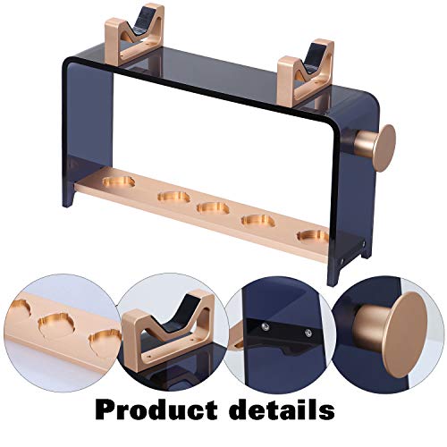 Kyrio - Soporte para rizadores de pelo para Dyson Airwrap Styler rizadores de barriles de pelo, soporte para encimera, soporte de almacenamiento para el hogar, dormitorio, baño, salón de pelo