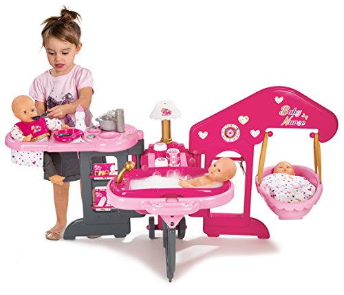 La casa de los bebés de Baby Nurse con 13 accesorios (Smoby 220318)