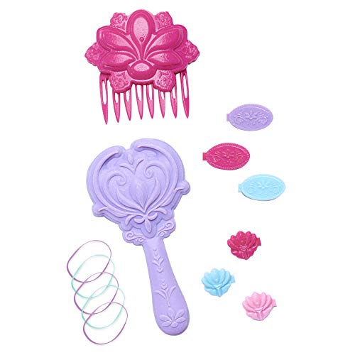 La Frozen – Anna – Cabeza de peluquería Basic, 14 Accesorios de peluquería incluidos, Juguete para niños a Partir de 3 años, FRN41