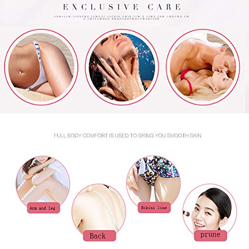 La máquina de afeitar eléctrica femenina del cuerpo de la depiladora no lastima la cortadora portable del pelo de la piel recargable,Purple