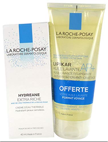 La Roche-Posay Hydreane extra rica 40 ml + Gel de ducha 100 ml