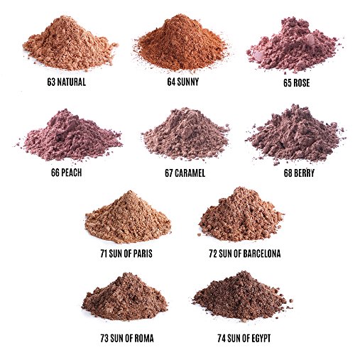 La Rosa el polvo mineral no 62 ivory polvo para sellar el maquillaje, cubriente e iluminador - 4,5 gr