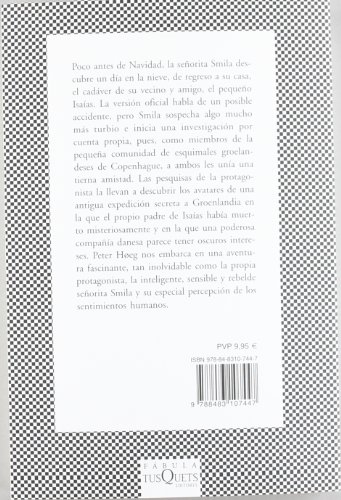 La señorita Smila y su especial percepción de la nieve (FÁBULA)