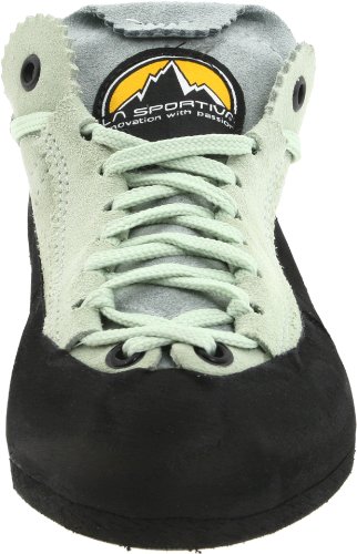 La Sportiva Mythos - Zapatillas de Escalada con Cordones para Mujer, Verde (Pistacho), 35.5 EU