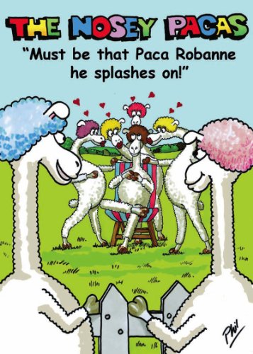 La tarjeta de felicitación Nosey Paca chistosos (Paca Robanne)
