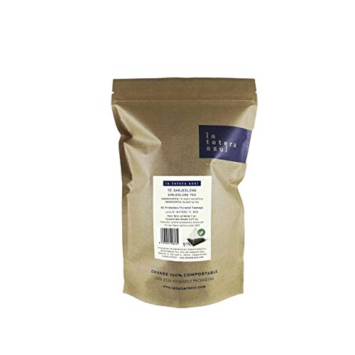 LA TETERA AZUL Té Negro Premium Con Jazmín. Infusión Estimulante. Bolsa De 60 Pirámides.