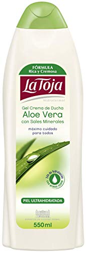 La Toja - Gel Crema de ducha Aloe Vera - Gel de ducha - 5 unidades de 550 ml