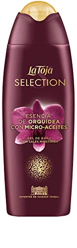 La Toja Selection - Pack Regalo Mujer - Gel de Baño Esencia de Orquídea 500ml + Gel de Ducha Exfoliante 200ml