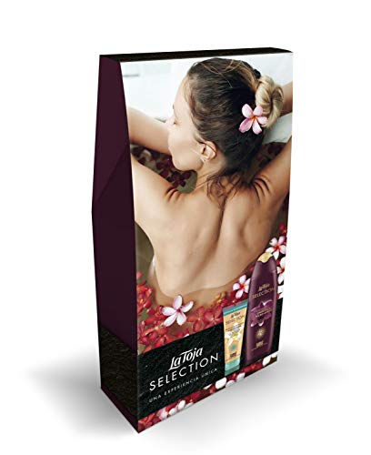 La Toja Selection - Pack Regalo Mujer - Gel de Baño Esencia de Orquídea 500ml + Gel de Ducha Exfoliante 200ml