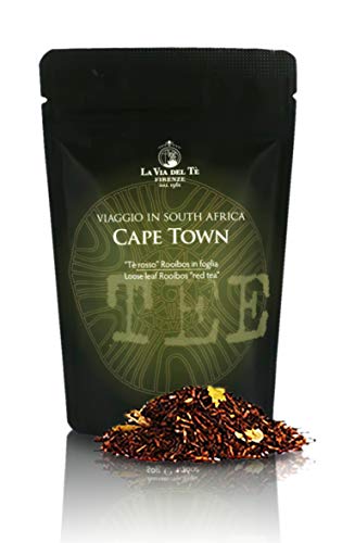 La Via del Te Té Rooibos Aromatizado Cape Town - Peso Neto 50gr (Paquete de 2 Piezas)