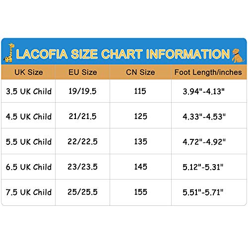 LACOFIA Zapatos de Calcetines Antideslizante de bebé niñas niños Botas de calcetín con Suela de Goma para bebé Unisex Azul 19/19.5