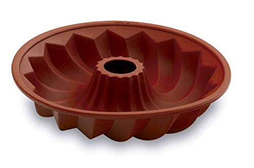 Lacor - 66734 - Molde Savarin Bajo Silicona - Rojo