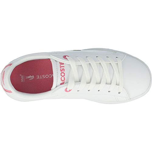 Lacoste Carnaby EVO BL 2 SUC, Zapatillas Unisex Niños, Blanco (B53 White/Pink), 34 EU